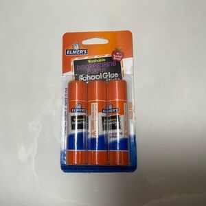 Elmer's Washable Disappearing Purple School Glue Sticks